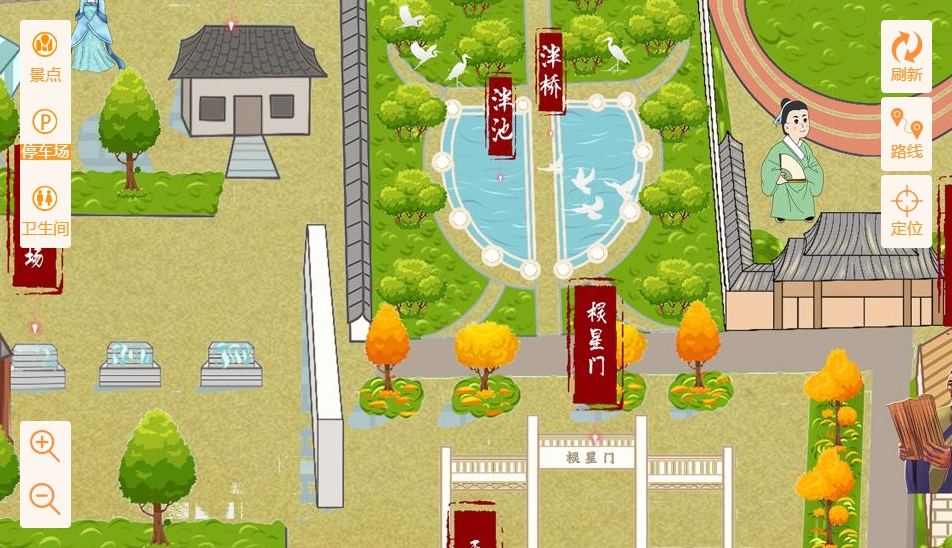 广陵手绘地图景区语音讲解导览系统：智慧景区建设的基石